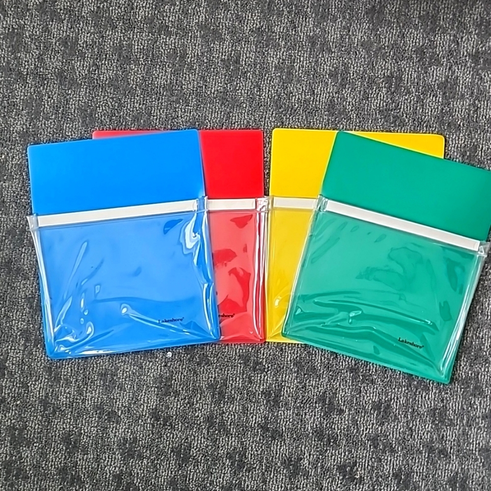 Lakeshore magnetic paper pockets.